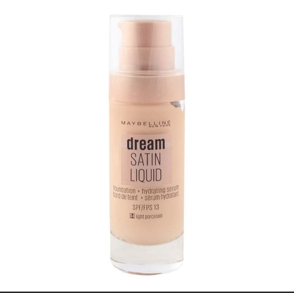 Maybelline Dream Satin Liquid Foundation 04 Light Porcelain Makeup