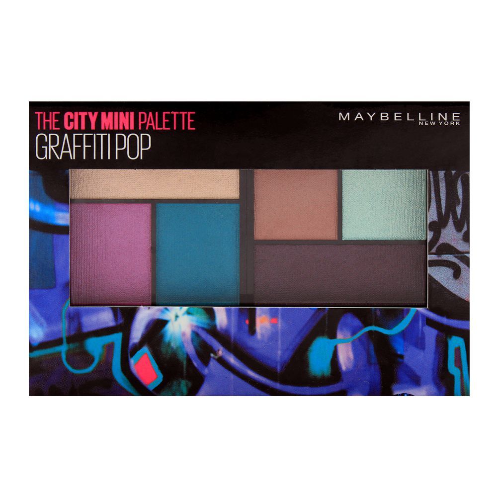 MAYBELLINE The City Mini-Palette – Graffiti Pops Mit 6 Lidschatten