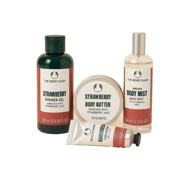 The Body Shop Jolly & Juicy Strawberry Essential Gift Set