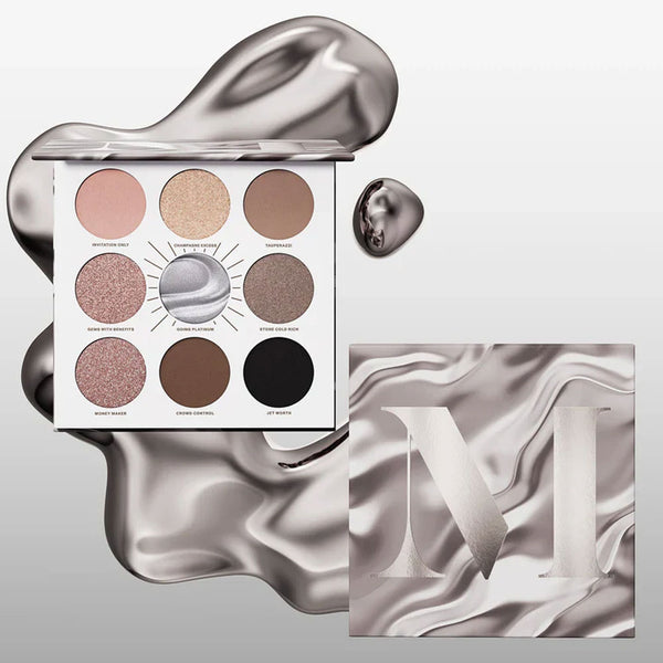Morphe Rich and Foiled Eyeshadow Palette - Going Platinum