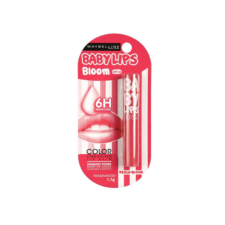 Maybelline Lip Balm | Peach Bloom Color - Makeup Gallery