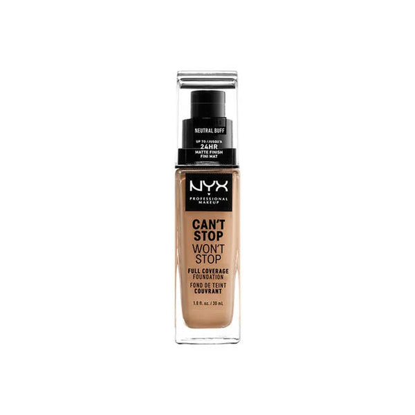 NYX Pro Makeup Can't Stop Won't Stop Foundation - Medium Buff