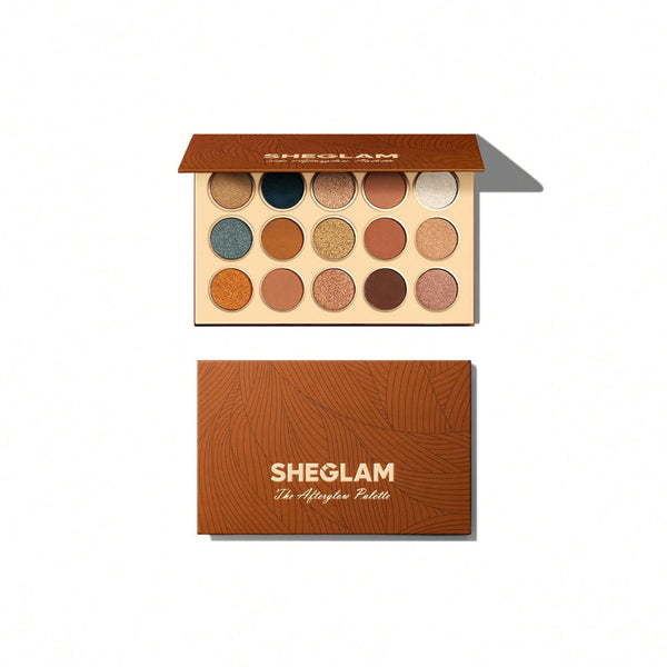 SHEGLAM Afterglow Palette 15 Color Matte Gilding Shimmer Eyeshadow Palette