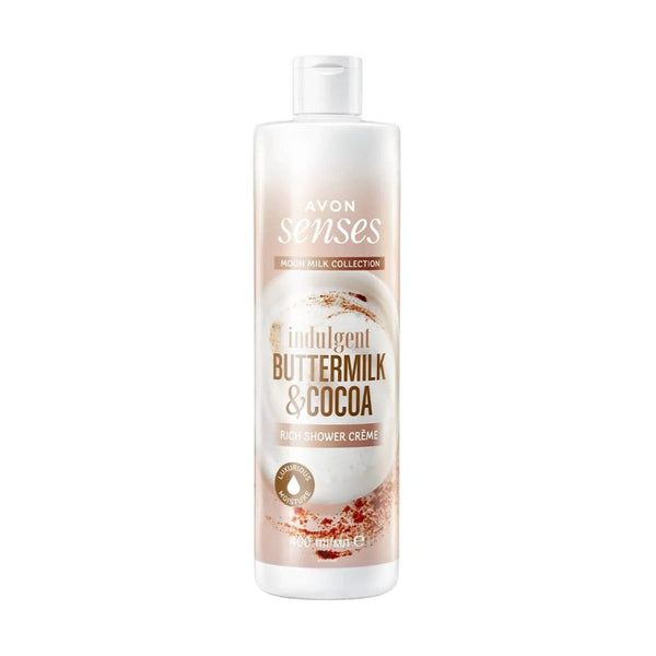 Avon Senses Indulgent Buttermilk & Cocoa Shower Creme 250ml