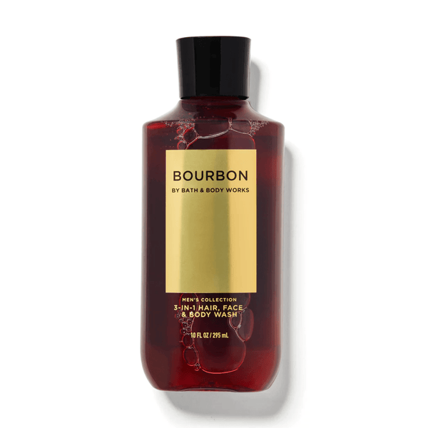 Bath and Body 3 in 1 Men's Hair, Face and Body Wash - Bourbon