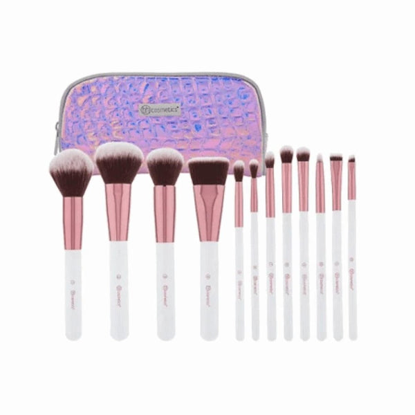 BH Cosmetics Crystal Quartz Brush Set - 12 Pieces - Makeup gallery 
