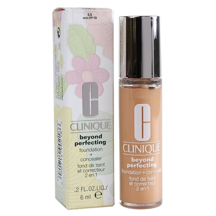 Clinique Beyond Perfecting Foundation + Concealer Makeup - 5.5 Ecru (VF-G) - Brand hub pakistan