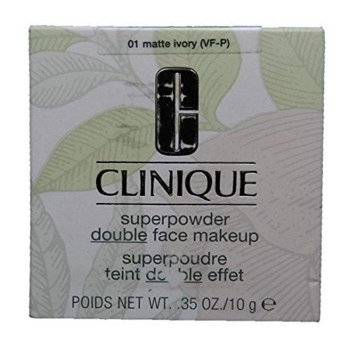 CLINIQUE Superpowder Double Face Makeup - Dry Combination Skin - 01 Matte Ivory - Brand hub pakistan