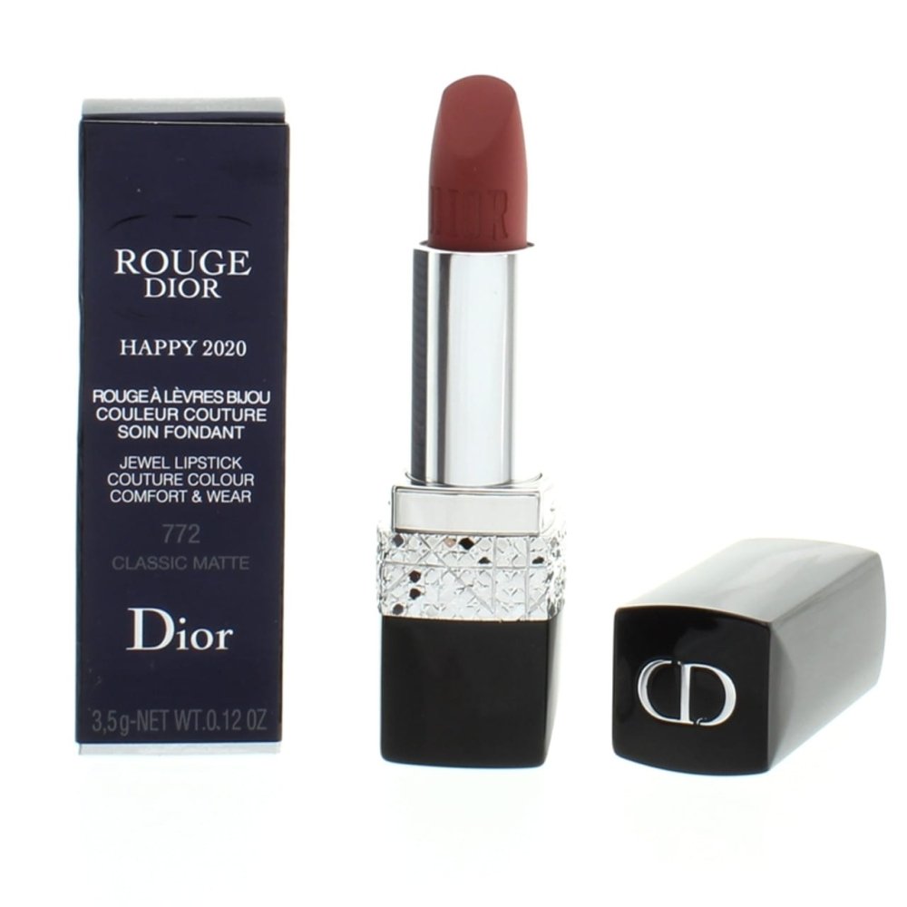 Dior Rouge Jewel Lipstick Pink 772 Classic Matte Makeup gallery