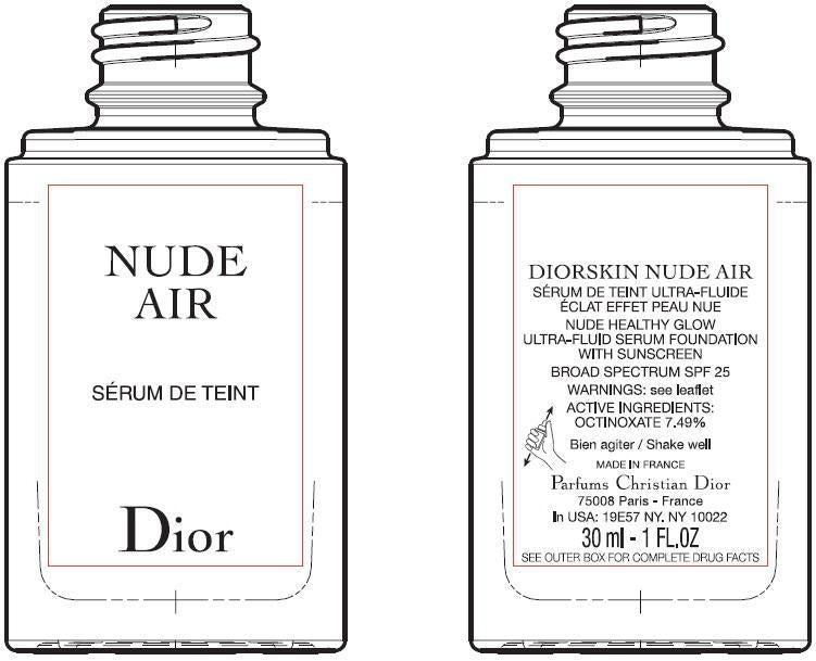 Dior Skin Nude Air Ultra Fluid Serum Foundation - 010 - Makeup gallery â Makeup gallery