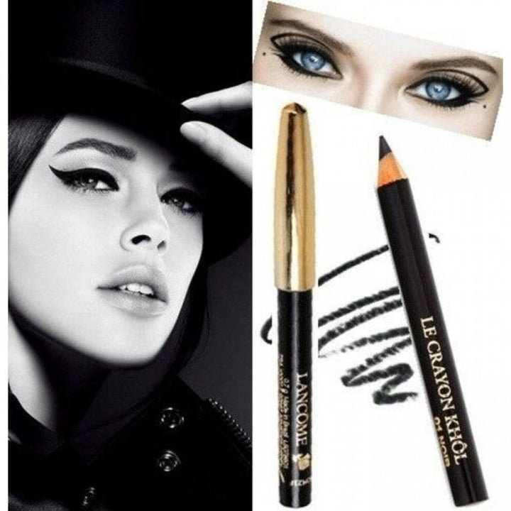 Lancome Eyeliner Pencil Le Crayon Khol Travel Size - 01 Noir Black - Brand hub pakistan