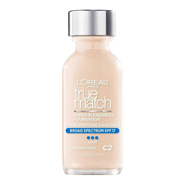 LOreal Paris - True Match Super-Blendable Makeup - C2 Natural Ivory (Cool)