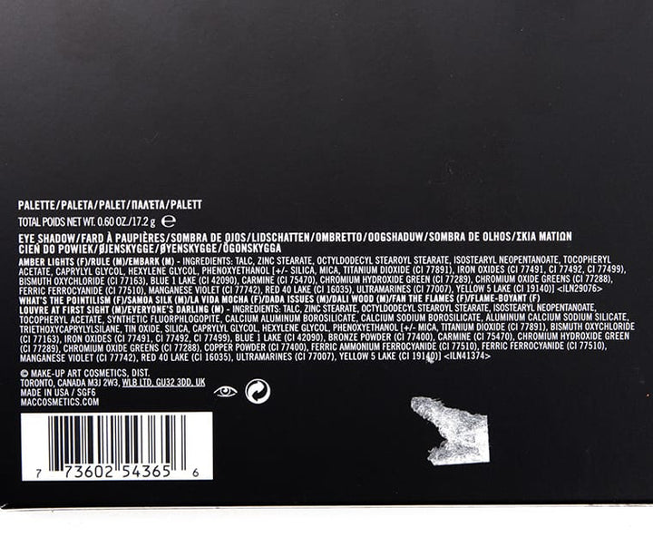 MAC Art Library eyeshadow palette FLAME BOYANT (12 shades) NEW&OVP - Brand hub pakistan