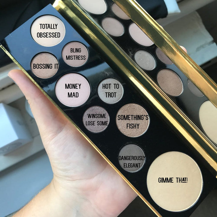 MAC POWER HUNGRY Palette 8 Shades Eye Shadow + 1 Highlighter - Brand hub pakistan