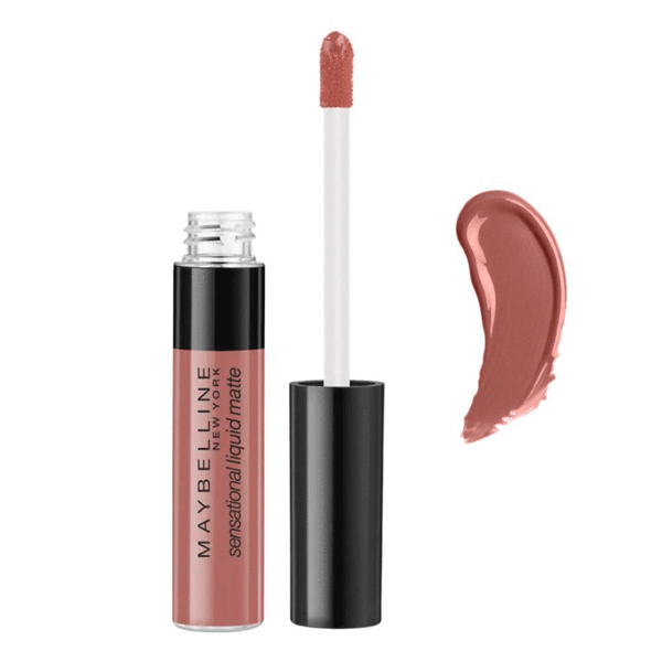 Maybelline New York Color Sensational Liquid Matte Lipstick, 09 Truly Mlbb