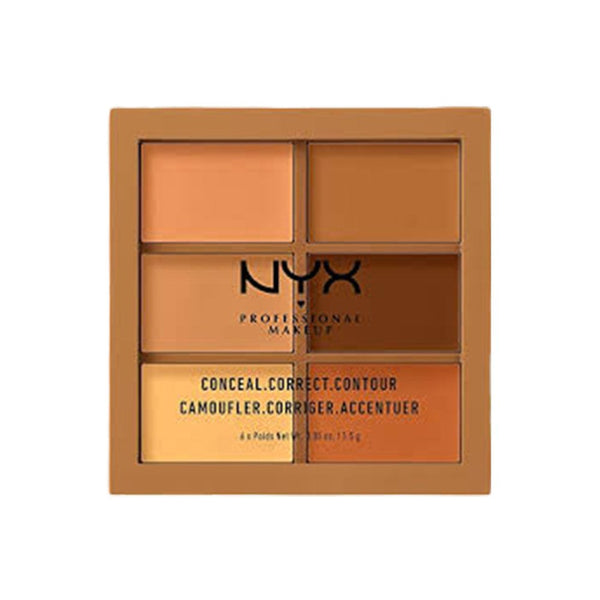 NYX Professional Makeup Conceal, Correct, Contour Palette - 3CP03 Deep/Profond