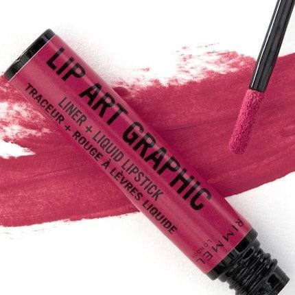 Rimmel London LIP ART GRAPHIC liner&liquid lipstick 870 - Brand hub pakistan