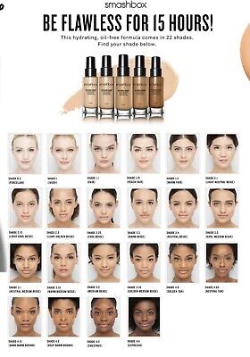 Smashbox Studio Skin 15 Hour Hydrating Foundation Shade 0.5 Porcelain 1 OZ 30mL - Brand hub pakistan