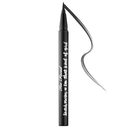 Too faced – sketch marker eyeliner – charcoal black