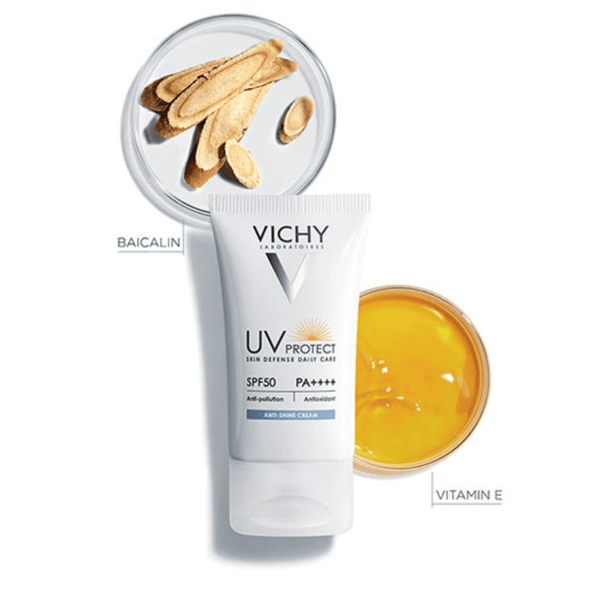 Vichy UV Protect SPF 50 Anti-Shine Sun Cream SPF 50 - 40 ML